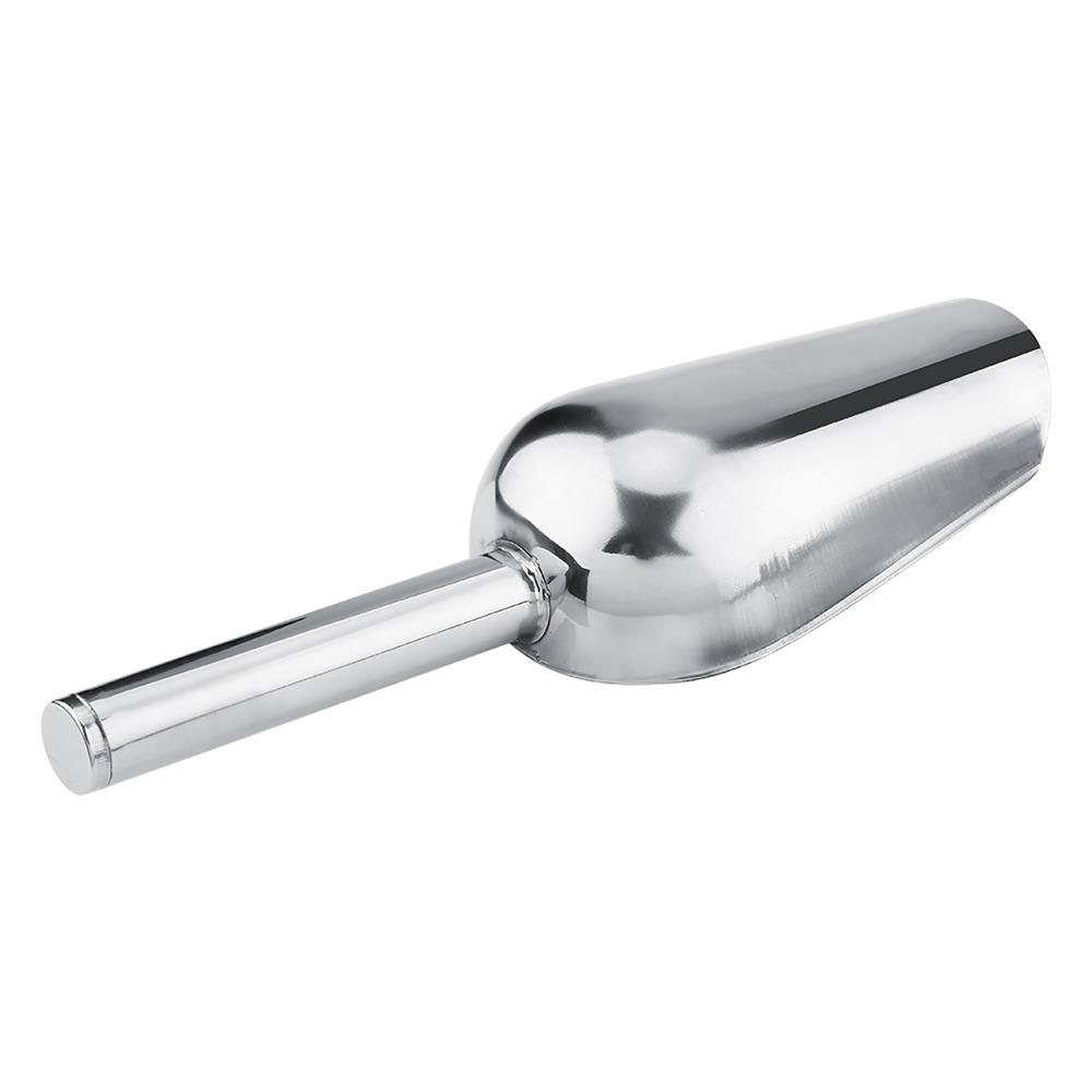 5PCS Silver Metal Scoop Set Stainless Steel Ice Scoop Set Premium Scoops Set Party