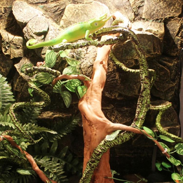 Natural Lookings Realistic Vine Safe Artificial Climbing Vine  For Terrariums Decors For Various Amphibian Habitats