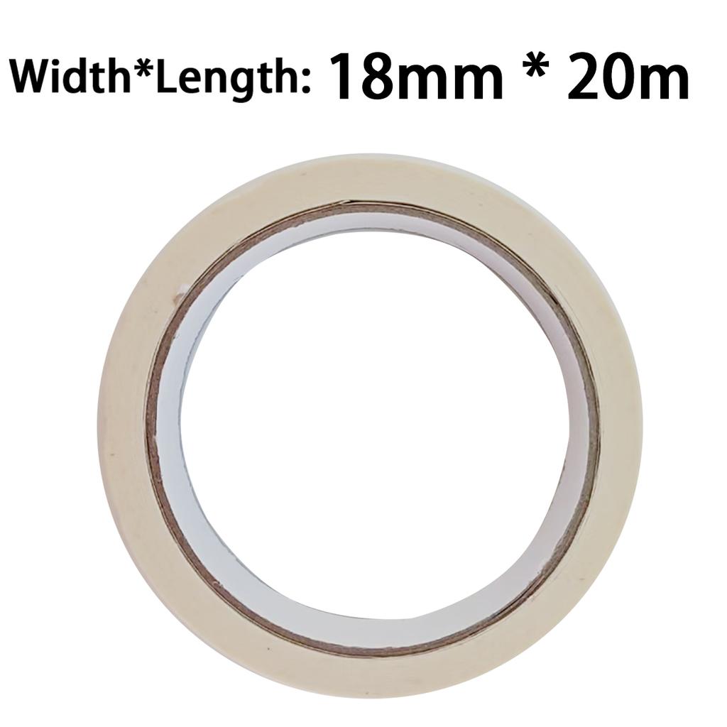 20m/50m Masking Tape White Writable Sealing Self Adhesive Tape Waterproof for Art Painting Sketch Car DIY Paper School Supplies