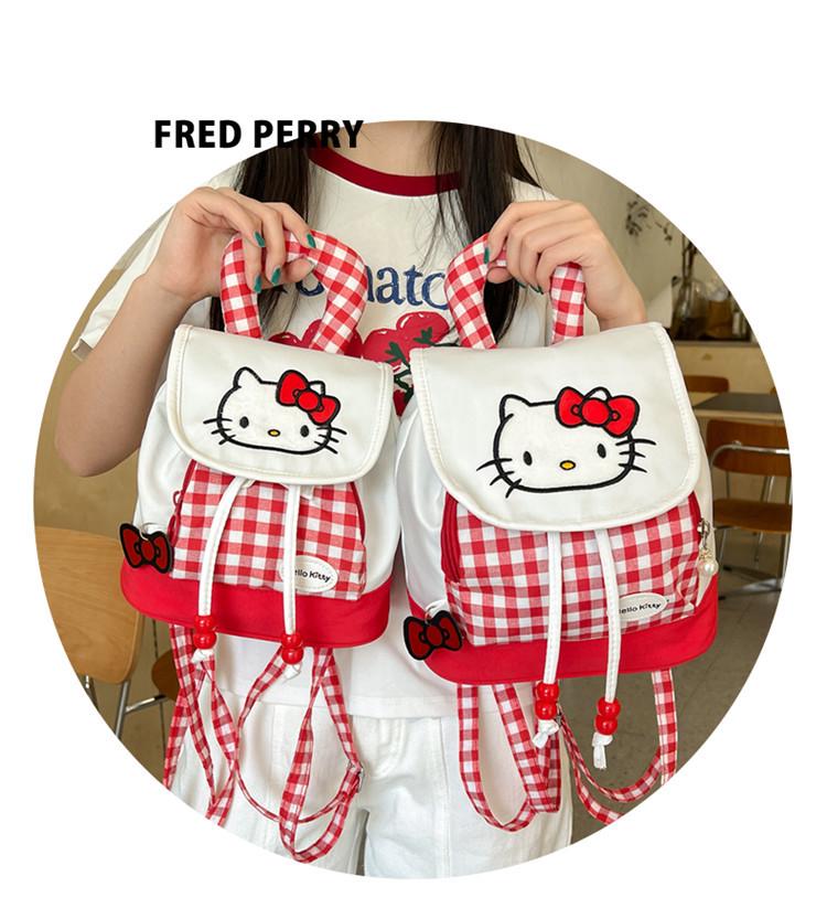 Roter Mimi Leichter Cartoon Mini Rucksack für Mädchen