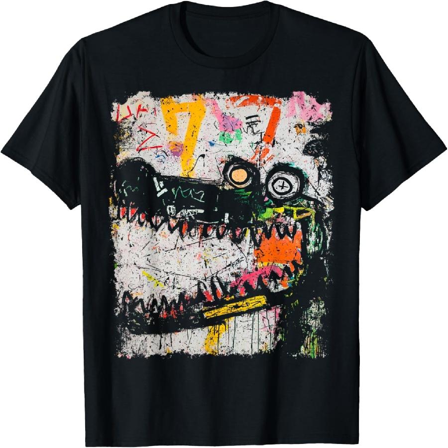 Pop Art Style 80s 90s Graffiti T-Shirt XXXXXL чёрный
