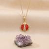 Ladybug-Pendant Necklace With Zirconia For Women Lightweight Allergy Free Jewelry Gift