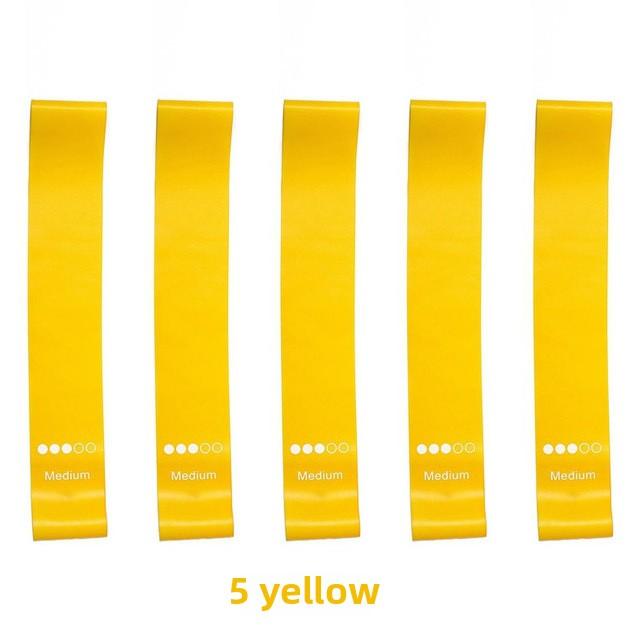 Hot Five-piece TPE Resistance Band Squat Hips Slim Legs Slim Arms Shape Perfect Body Yoga Tension Band Elastic Loop