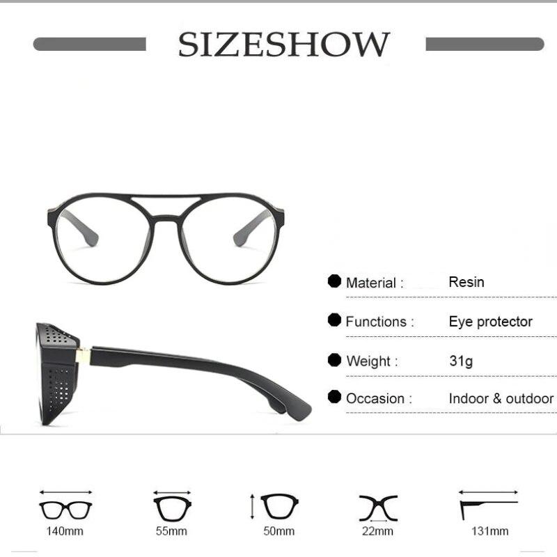 Men Fashion Round Punk Sunglasses Women/Men 2022 Vintage Round Sun Glasses High Quality Brand Designer Sunglass De Sol UV400