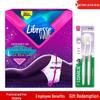 Soft Bristle Toothbrush Twin Pack with Vinda Ultra-thin Pants Napkin