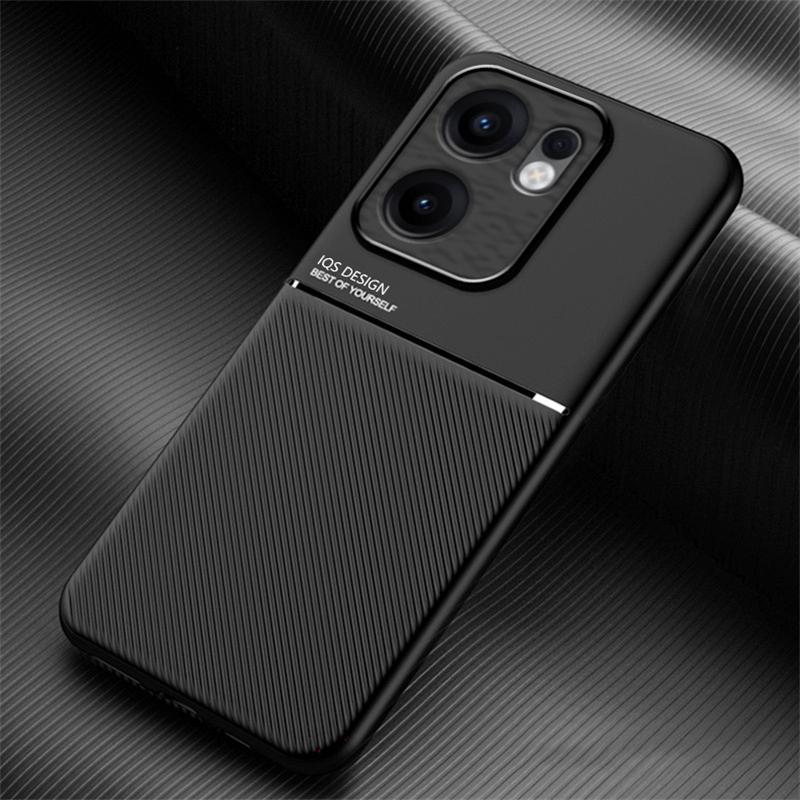 For Oppo Reno 13F 4G 5G Case Soft Silicone Bumper Car Holder Magnetic Phone Case for Reno13F 13 F Shockproof Lens Protect Cover