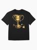Football Manager Football Golden Awesome Cup Oversized Unisex T-Shirt