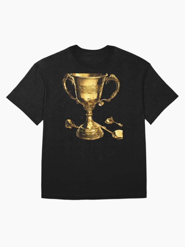 Football Manager Football Golden Awesome Cup Oversized Unisex T-Shirt