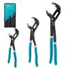 LIBRATON Water Pump Pliers, 3-Piece Set, 175mm, 240mm, 300mm, CR-V Steel, Pliers Wrench, Plumbing Tool, with Case