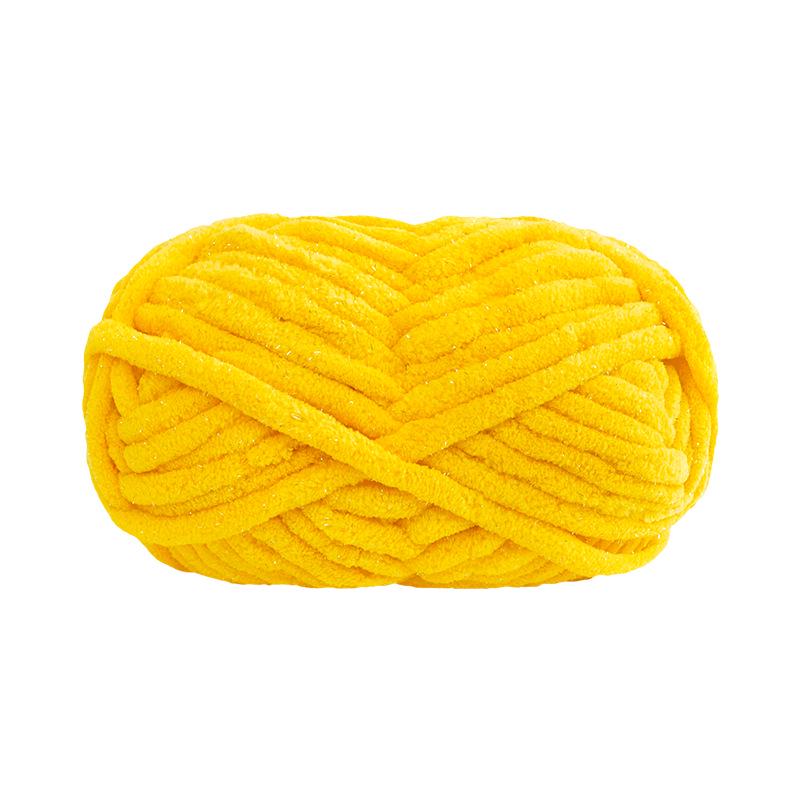 Vibrant No. 8 Ice Silk Yarn for DIY Knitting: Perfect for Scarves, Blankets, Dolls, Crochet Slippers & Chunky Projects