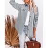Women's Solid Color Jacket Jacket