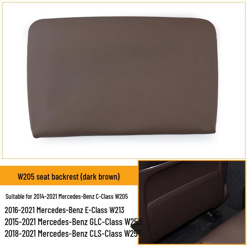 Mercedes-Benz E, C, GLC, and CLS-Class Seat Back Storage Organizer Clip W205 Rear Cover Plate.