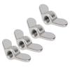 10Pcs M8 Wing Nut Butterfly Nuts 304 Stainless Steel Fastener Hardware Accessory