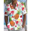 New Hawaii Spring/Summer Fashion Leisure Street Walk Tourist Beach Printed Full Open Short Sleeve Button Shirt