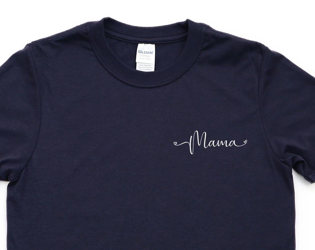 Mama T-Shirt, Minimalist tee, Mothers Day, Mama Shirt Womens Gift - 4367