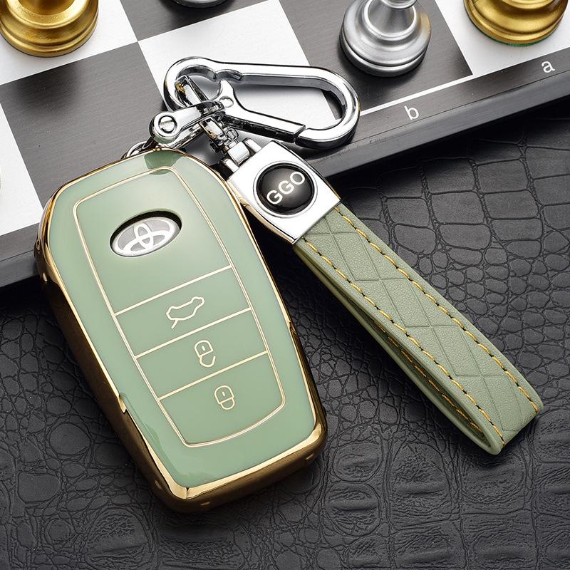 Toyota Key Case Cover for Highlander, Corolla, Crown, Prado, and Levin Models