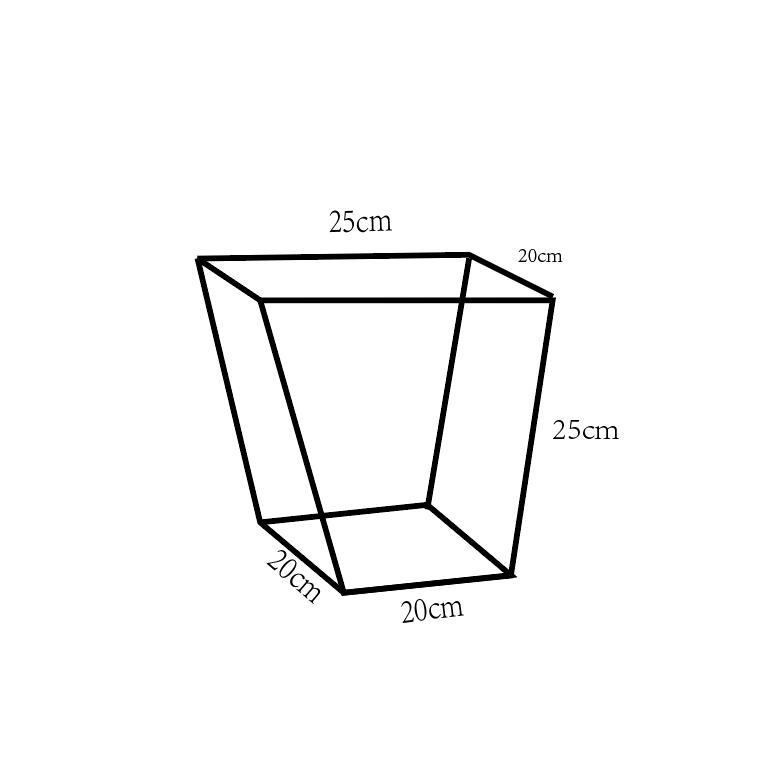 

Trapezoidal Valentine s Day Gift Bag with Thick T-Shape Handles, Wide Top, Narrow Base Kraft Color 10 pcs