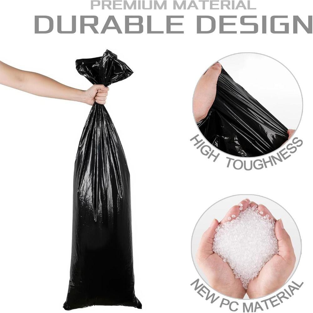 100Pcs Thickened Large Trash Bags Heavy Duty Liners Coffee Grounds Bags  Coffee Shop