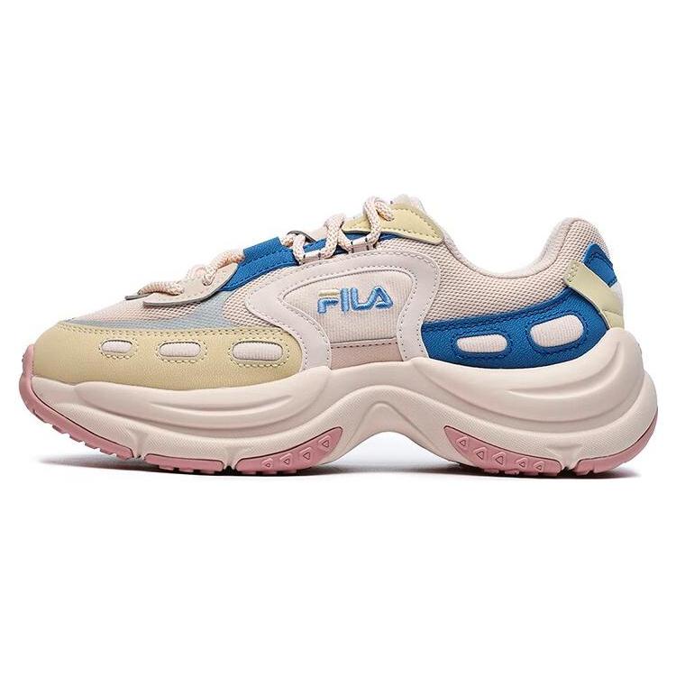 

New FILA Arch Sneakers Pink Blue Yellow Women s F12W241118FWS 36.5