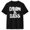 Unisexs Drum and Bass T Shirt Pure Cotton Clothes Novelty Short Sleeve Round Neck Tees Plus Size TShirt