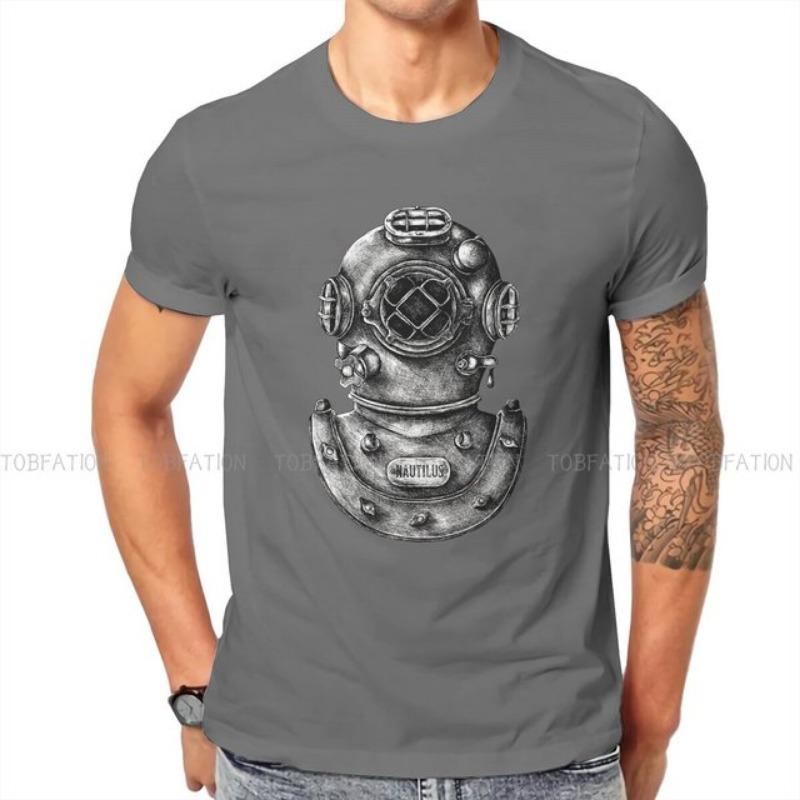 

Футболка для дайвинга с аквалангом для мужчин, мягкая летняя футболка со шлемом, высокое качество, новый дизайн, пушистая 6XL