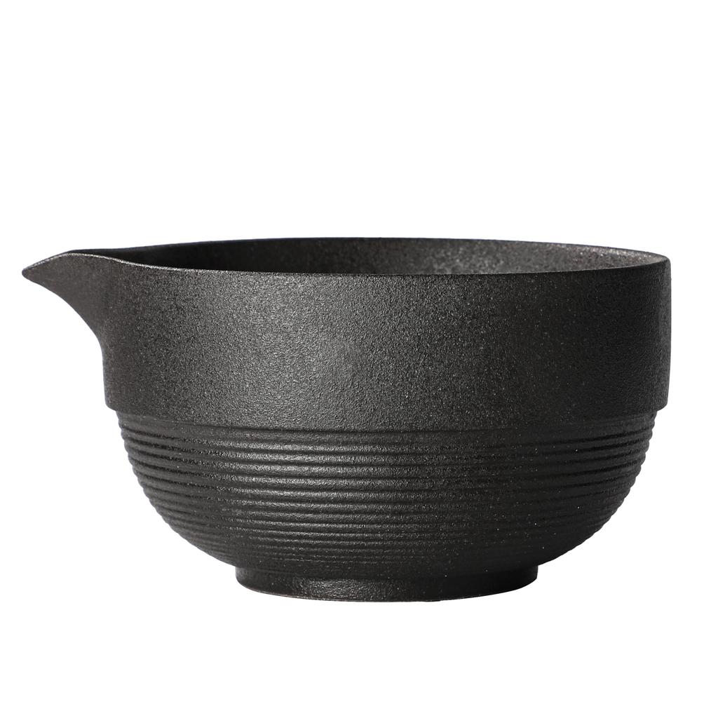 Katakuchi Matcha Bowl Tea Ceremony Matcha Utensils Tea Chasen Chasen Bowl Bottom with Horizontal Stripes Set, Set, Set, Bowl, Stand, (100-Stage),