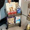 Acrylwagen, Nachttisch, Badezimmer stehend, Mobiles Badezimmer, Lagerregal, Multifunktionale mehrschichtige Snacks