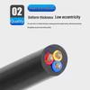 2.5mm² Dual/Triple-Core Waterproof Outdoor Power Cable - Standard Engineering Sheathed Wire, Antifreeze Rated for Household Use