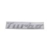 3D Premium TURBO for Turbocharger Boost Loading Boosting car Fender trunk Rear Bonnet Decal Emblem Badge Sticker Accessories