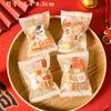 100Pcs 5.5x8.5cm Small Nougat Candy Chinese New Year Snowflake Crispy Packaging Machine Sealing Bags