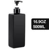 500ML Soap Dispenser Refillable Shampoo Conditioner Hands and Dishes Soap Dispenser Bottle for Kitchen Bathroom