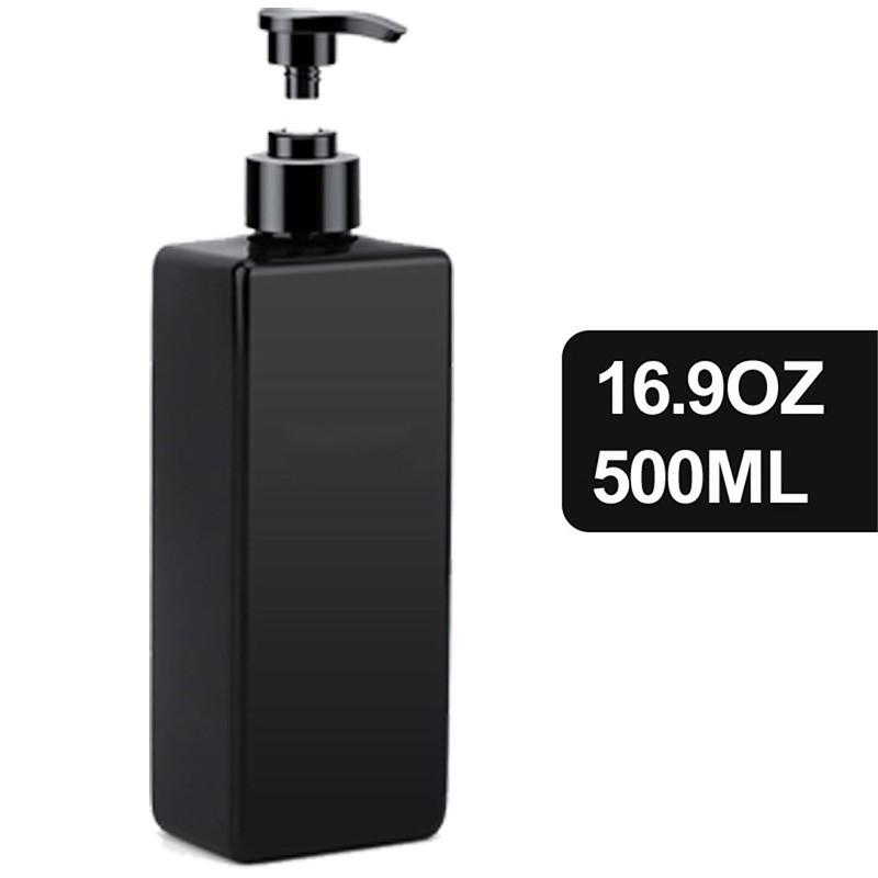 500ML Soap Dispenser Refillable Shampoo Conditioner Hands and Dishes Soap Dispenser Bottle for Kitchen Bathroom