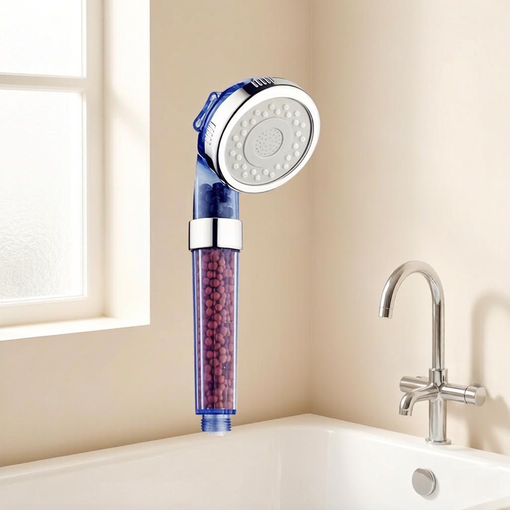 HONGDEC 3 Mode Function Spray Handheld Shower Head High Pressure Filter Shower Head for Hotel Bathroom Project