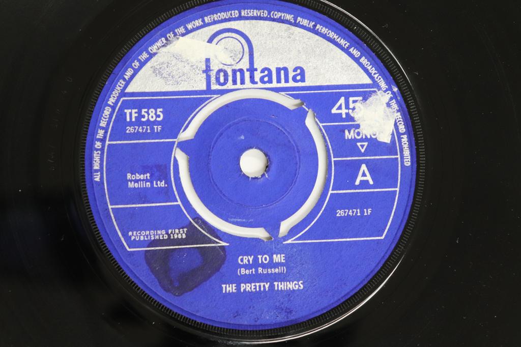 7inch Record PRETTY THINGS - Cry To Me TF585 FONTANA 1965 UK Rock Used