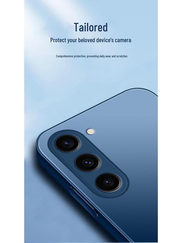 Frosted Glass Full Coverage Anti-Drop Phone Case for Samsung S24/S24+
