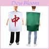 Combinaison Mahjong d'Halloween en Tissu Polyester pour Fête, Cosplay et Événements