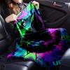 Cyberpunk Neon Gaming Blanket Flannel Blanket for bed, sofa, Camping, Hiking, Picnic Essentials, gift for family Fan gifts