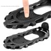 Outdoor Mountaineering Anti-skid Crampons 30 Teeth Ice and Snow Alloy Anti-skid Shoe Covers Crampons Snow Climbing Crampons Foot Covers