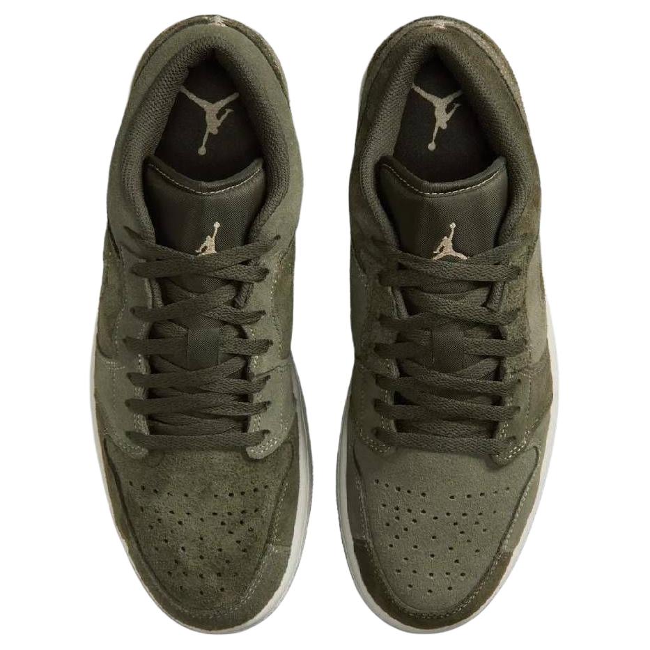 Jordan Air 1 SE Craft Vestibilità Comoda Scarpe da Basket Basse Retrò Sneakers da Uomo Verdi FQ3055-300