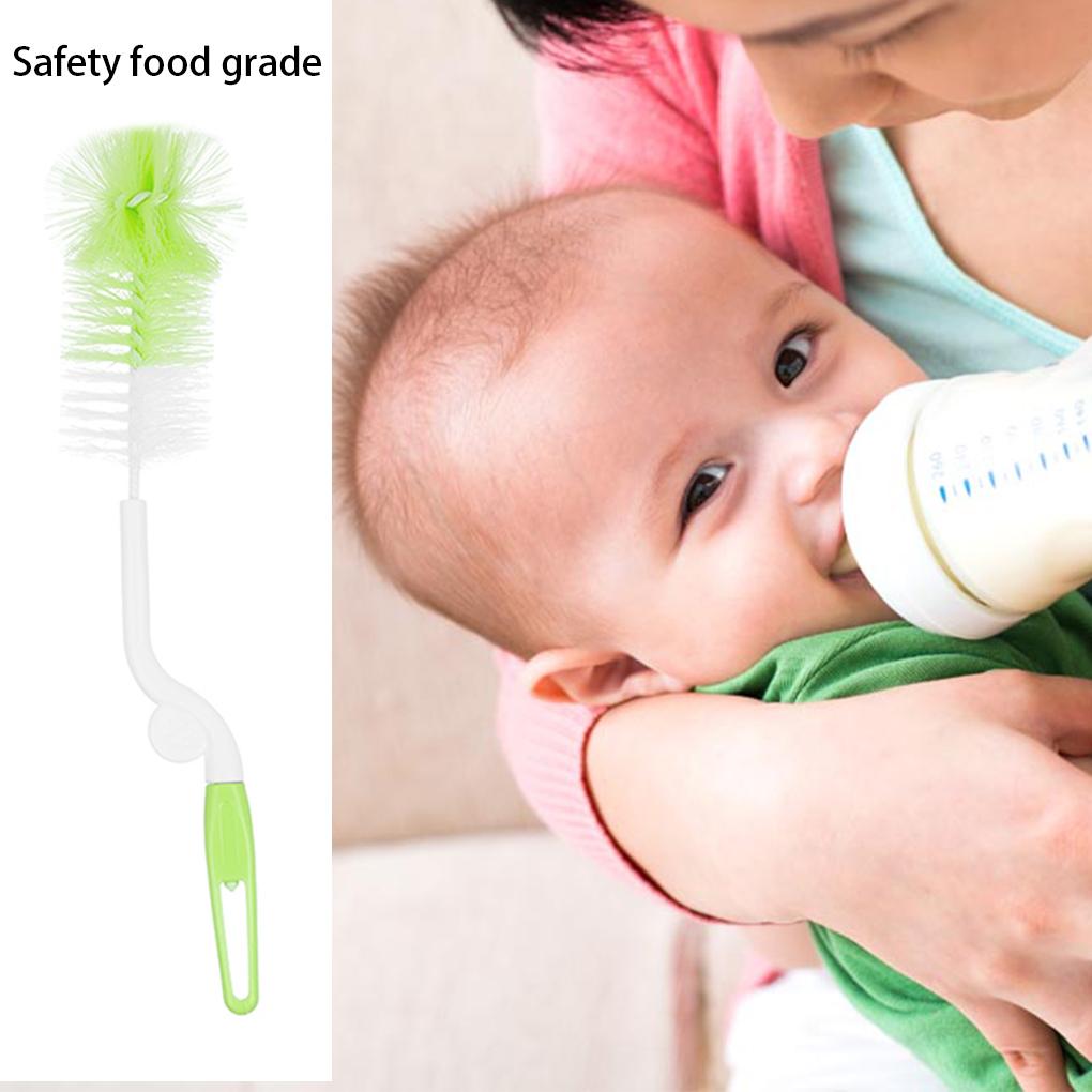 6 Pcs/set Bottle Brush Set Milk Bottle Straw Cleaning Nylon Sponge Brush Kit