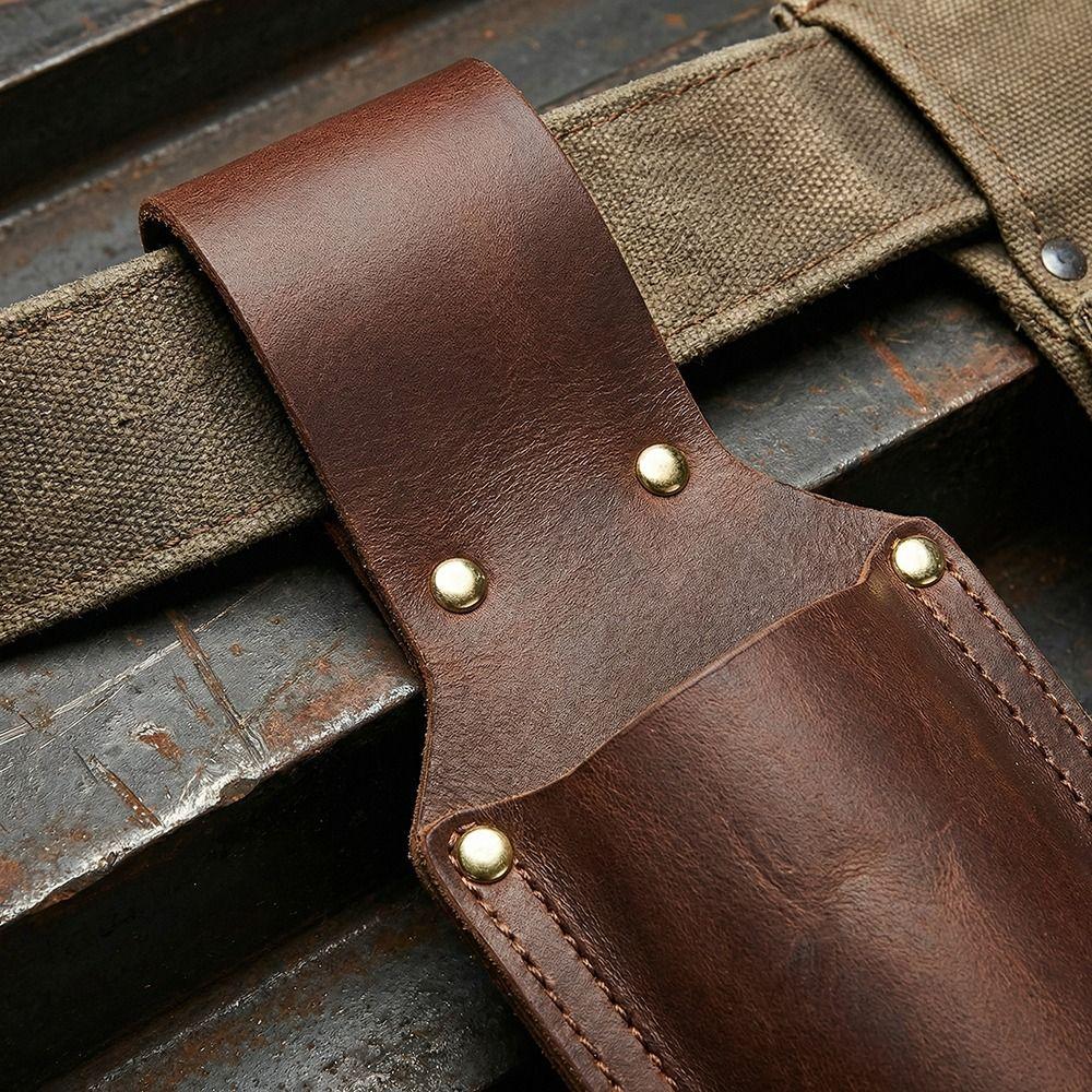Case Cover Durable Hammer Holder Black Brown Leather Tool Organizers Handy Design Tool Pliers Holder Waist Bag