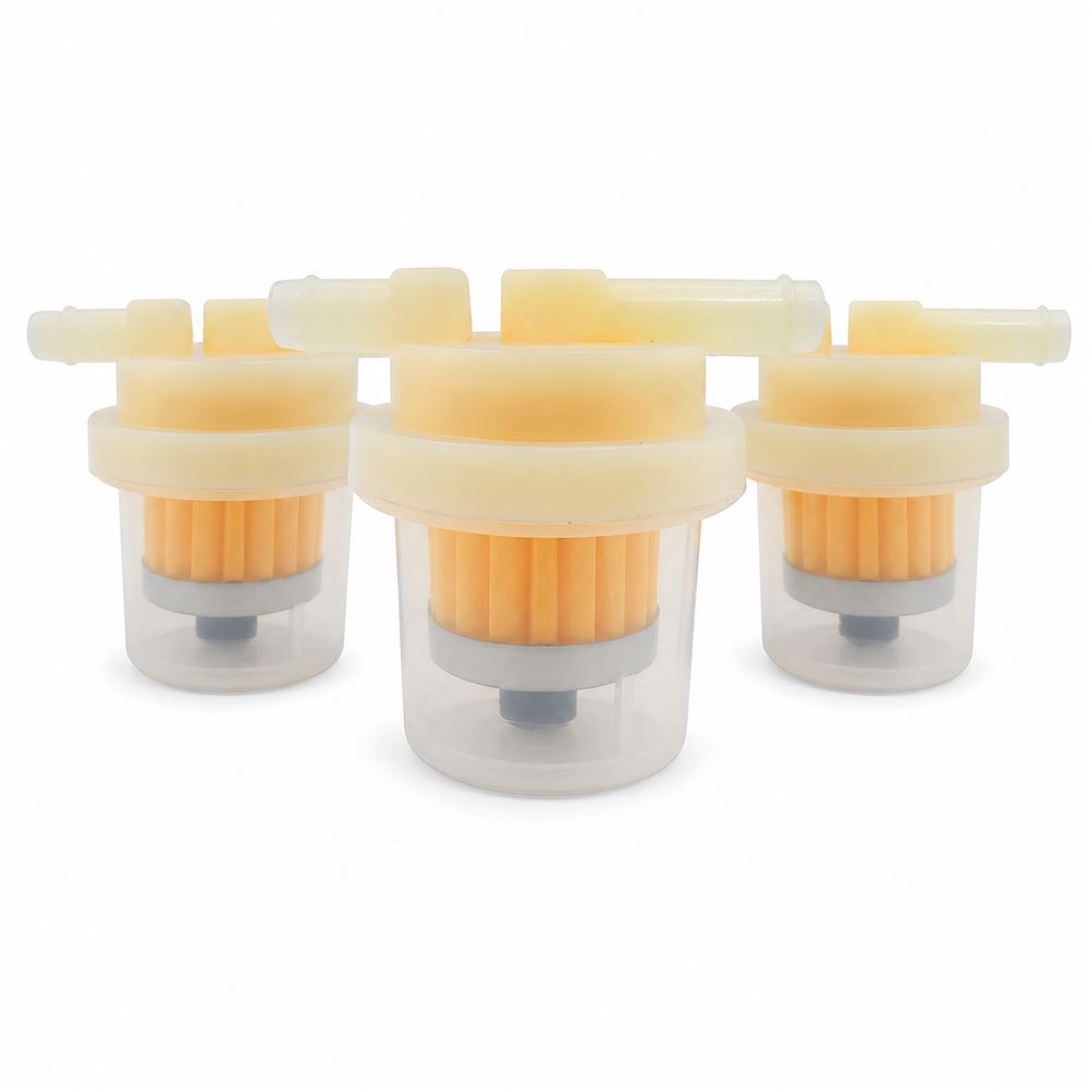 1/3Pcs Plastic Motorcycle Fuel Filter Inline Structure Gasoline Fuel Filter Motorcycle Accessories