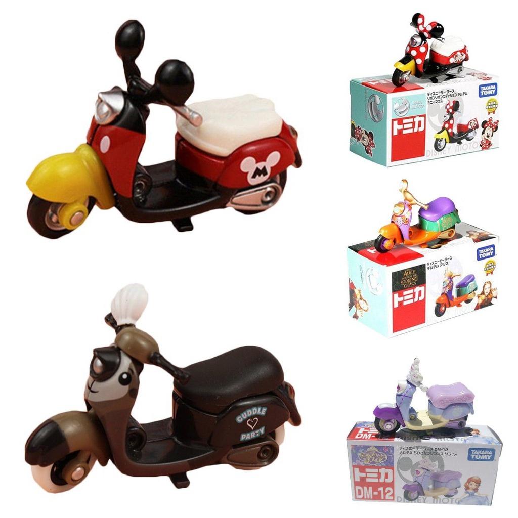 Diecast Toys Tomica Small Alloy Motorcycle Model Minnie Gift Anime