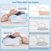 Cervical Pillow, Memory Foam Contour Pillow, Butterfly Shaped Bed Pillows for Side Sleeper Ergonomic Orthopedic Sleeping Pillow