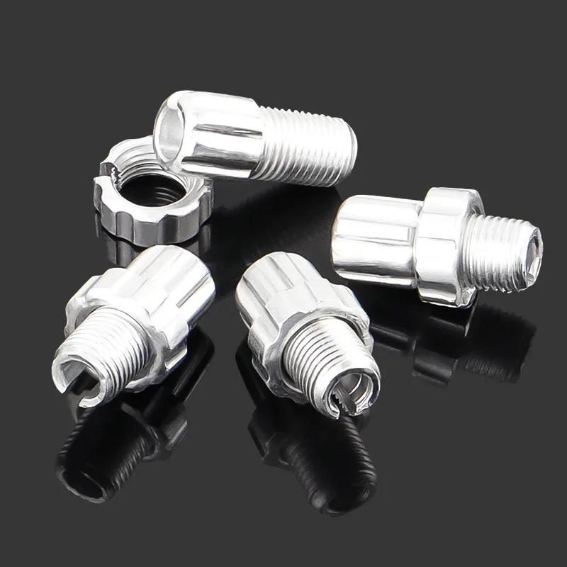 2pcs M7 Bicycle Brake Lever Adjusting Screws Bike Shifter Cable Adjuster Bolts Aluminum Oy Colorful Screws Cycling Parts