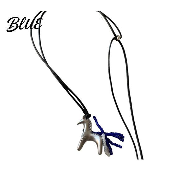 Pendant Necklace Alloy Horse Lightweight Hypoallergenic Men Women Sweater Fashion