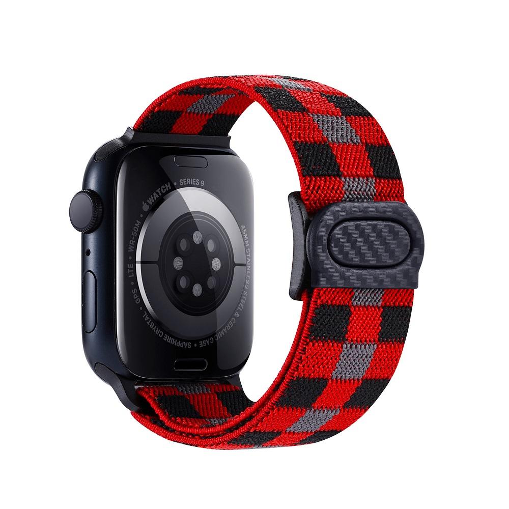 Nylon Band For Apple Watch Series Watch 9 8 Ultra 2 7 6 5 38 42MM Replacement Strap Loop for Iwatch Series 3 45MM 49MM