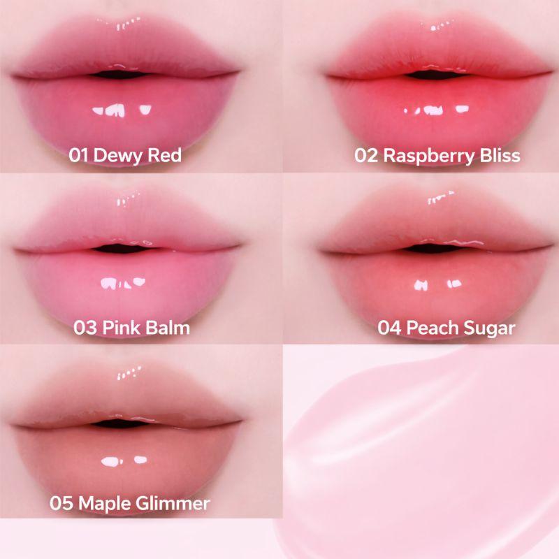COSNORI Glossy Lip Serum 10ml Hydrating Plumping Lip Gloss Serum Korean Glass Shine Lip Tint