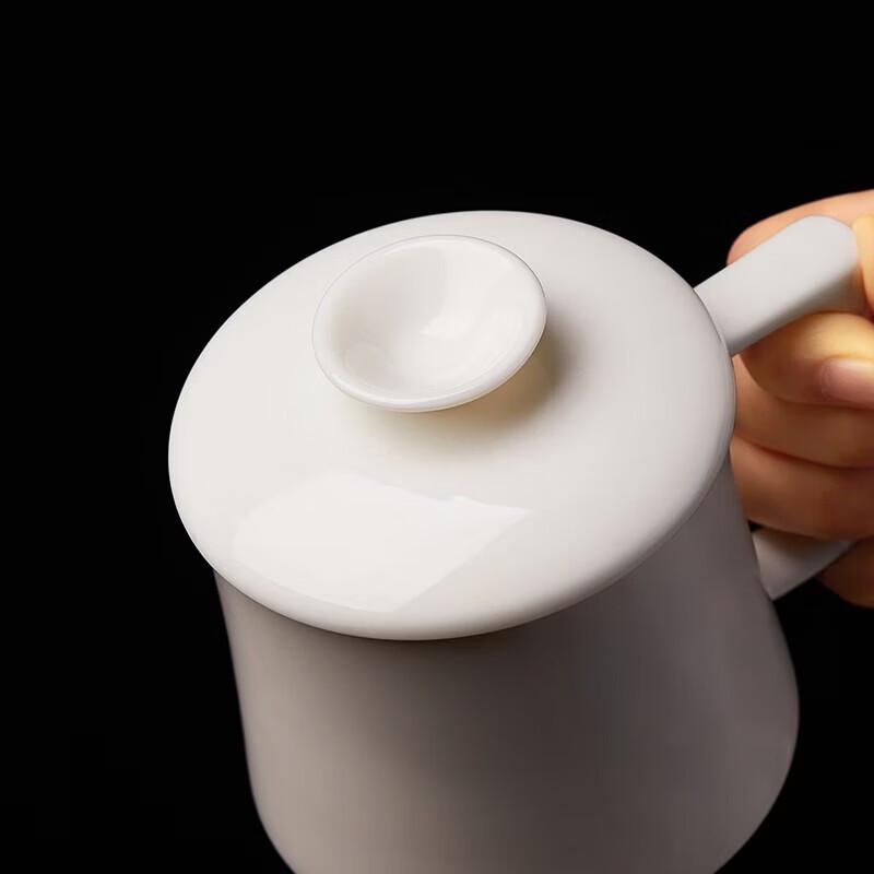 YIHUTEA Ceramic Tea Cup with Lid