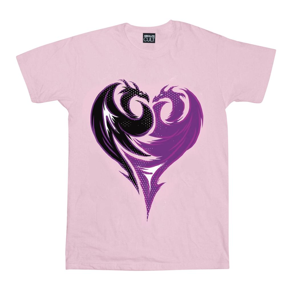 Disney Girls The Descendants Dragon Heart Cotton T-Shirt